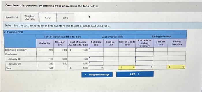 following information for the Exercises 3-7 below. (Algo) [The following information applies
