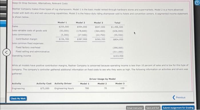  I need help on questions 2. & 3. Keep Or Drop