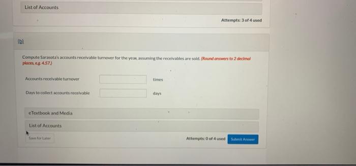 $21.400 2. Net sales tall on Medunt for the year were $100.000.