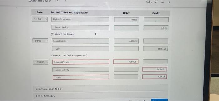 Company signs an agreement on January 1, 2020, to lease equipment to