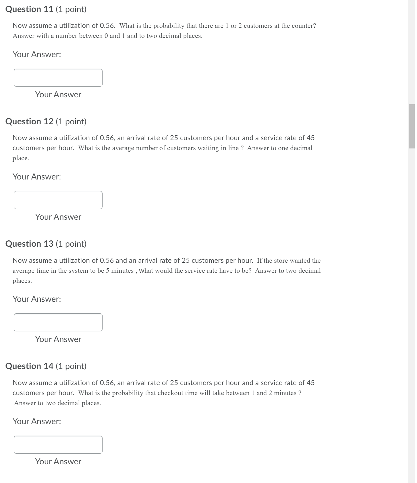 this is one question with multiple parts Question 11 (1 point) Now