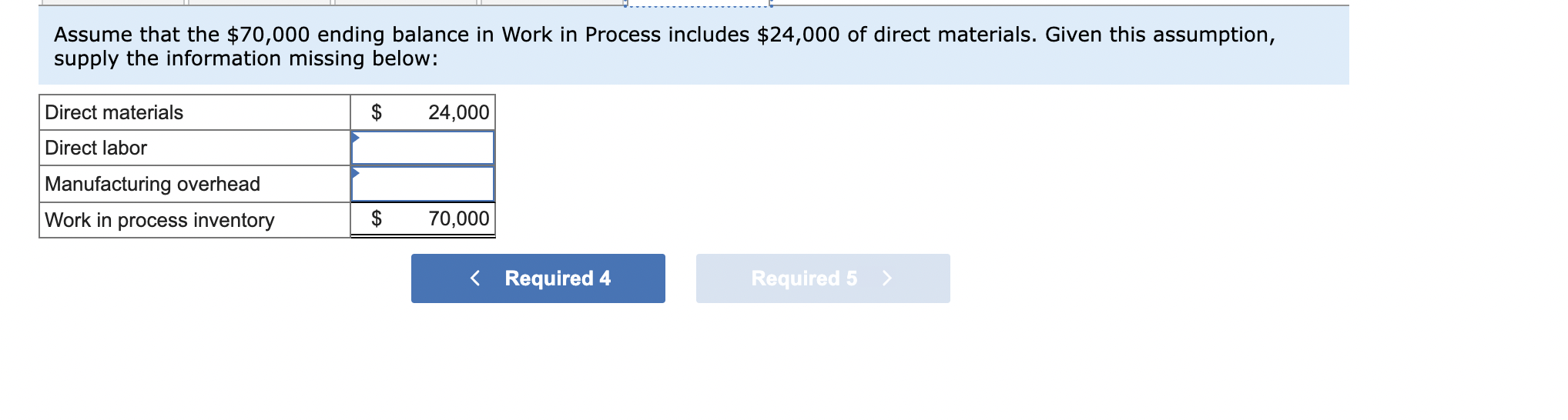 goods sold 5. (below) Gitano Products operates a job-order costing system and