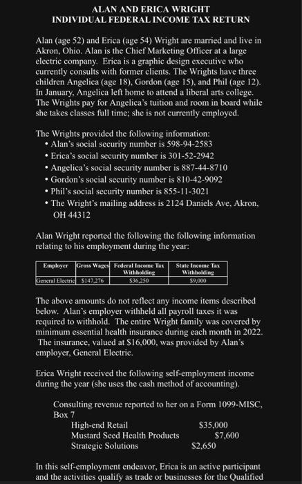  Your tax form submission should include, as applicable: Form 1040, Schedules