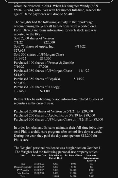 opportunities under law to minimize the 2022federal income tax. o If required