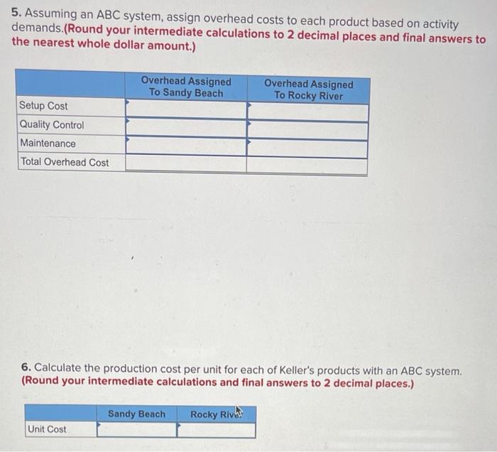 and the Rocky River. Basic production information follows: Sandy Beach Rocky River