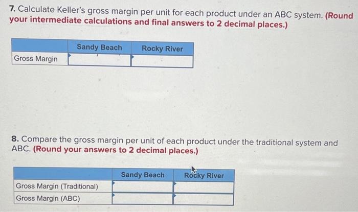 Direct materials cost per unit $19.30 $ 26.10 Direct labor cost per