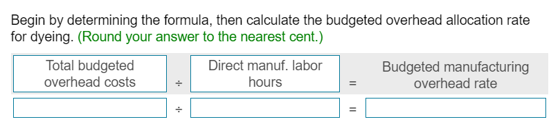 Read the requirements. Requirement 4. Prepare a revenue budget for blue rugs