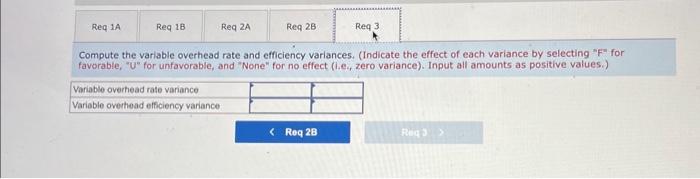 below. For direct materials, compute the price and quantity variances. (Indicate the