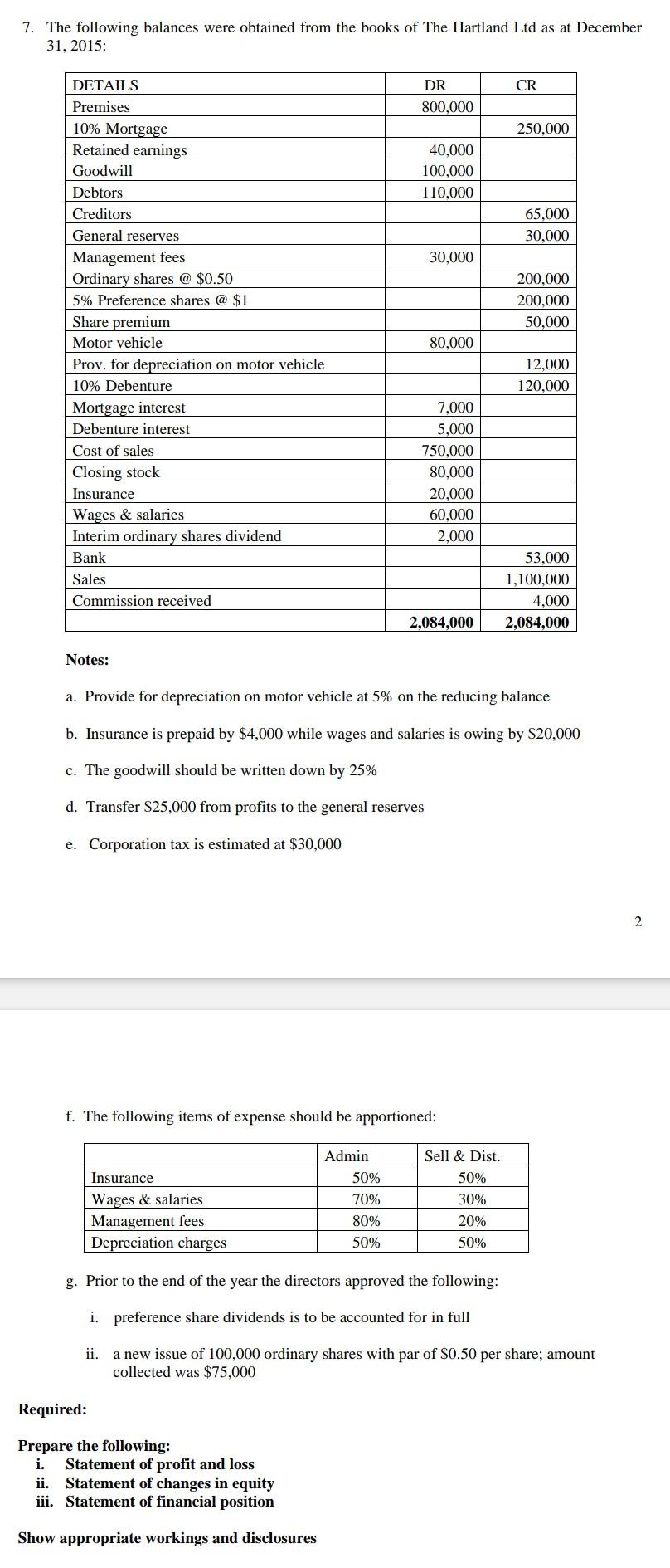 Please dont rush, need it to be clear and correct. 7.