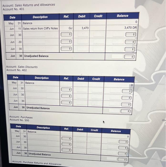 transactions that occurred throughout the period Instructions for end of month posting