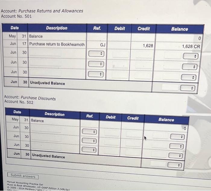 1) Total the columns in the special journals. Record the amount in