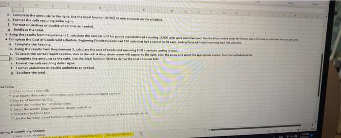 used, $2,500; direct labor, $3,000, manufacturing overhead, $11,000; beginning work-in-process inventory, $1,500;