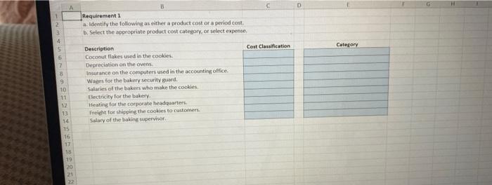 and ending work-in-process inventory, $1,200. (13 pts) a. Complete the heading b.