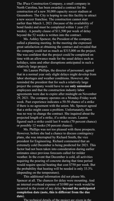 I need help specifically calculating the expected costs and expected profitability and