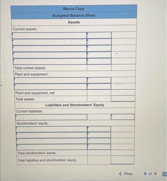 below. Required 1 Required 2 Prepare a schedule of expected cash collections