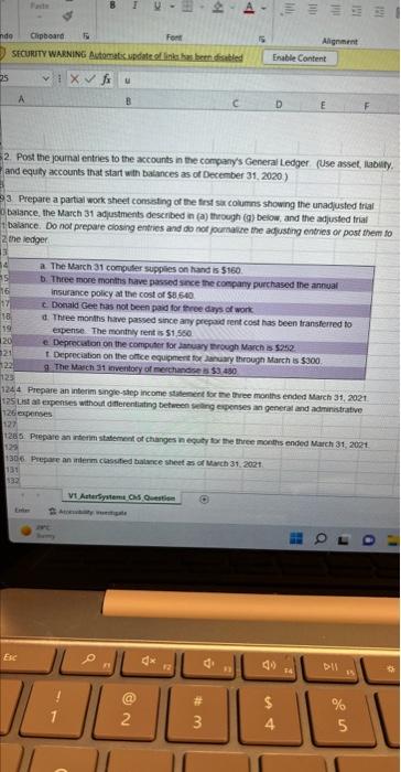 and 4 . If those segments have not been completed, the assignment