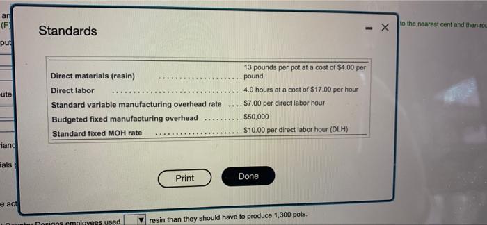 Requirement 1. Compute the direct material price variance and the direct material