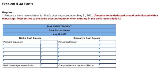 below.] The cash records and bank statement for the month of May
