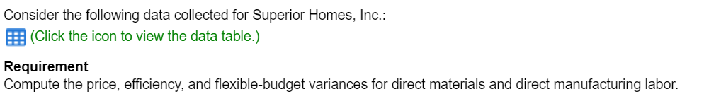 Please help me solve for all the requirements, based on the given