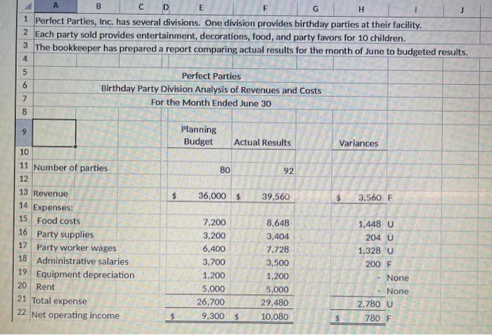  Please put the excel equations F G H B C D