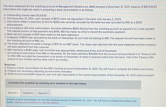 please help with requirements 1-3, keep getting little details wrong. The bank