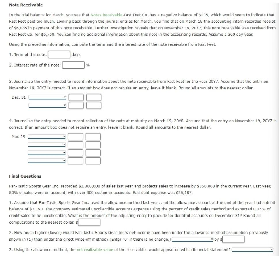 previous accountant left abruptly in late December, 20Y7, and an accounting intern