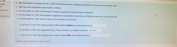 spread sheet please son b plete ed out of a question ABC