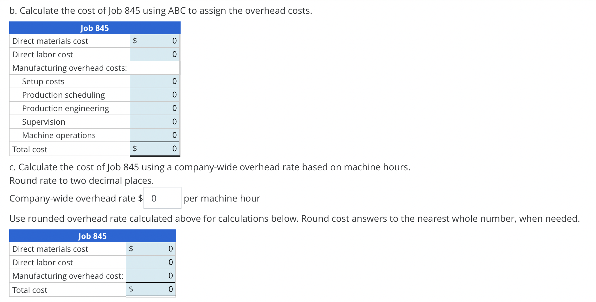 Assume that manufacturing overhead for Glassman Company in the previous exercise consisted