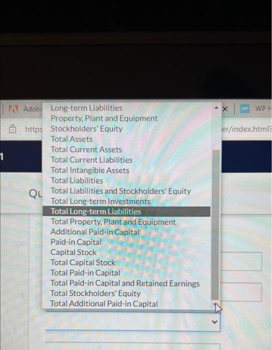 and Stockholders Equity Total Long-term Investments Total Long-term Liabilities Total Property, Plant