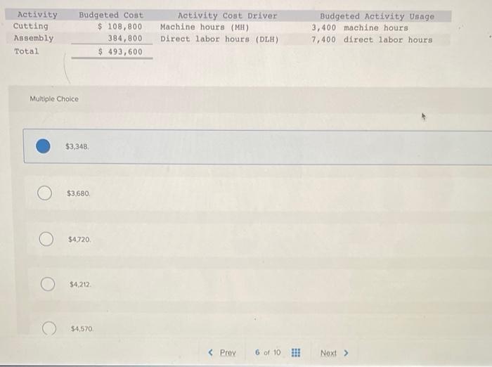 please answer Multiple Choice 53,348 $3.680 $4,720. $4,212. $4,570 Multiple Choice 53,348