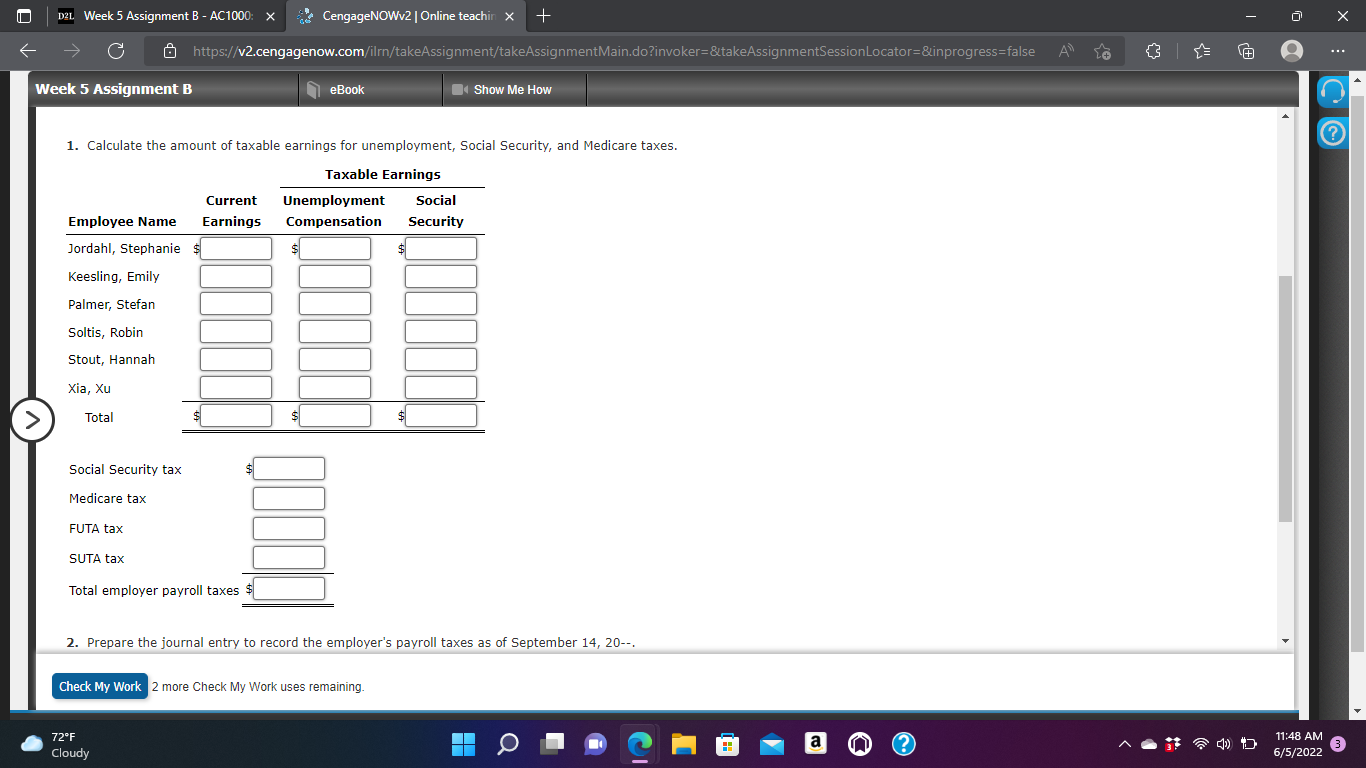 Online teachin x + C https://v2.cengagenow.com/ilrn/takeAssignment/takeAssignmentMain.do?invoker=&takeAssignmentSession Locator=&inprogress=false A + Week 5 Assignment