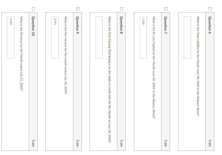 month, he completed the following transactions for the company: Iune 1 Began