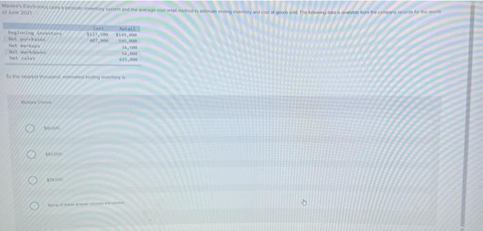  's Electronics uses a periodic inventory system and the average cost