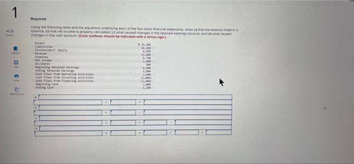 help, please and thank you :) 1 128 Required Using the foliowing
