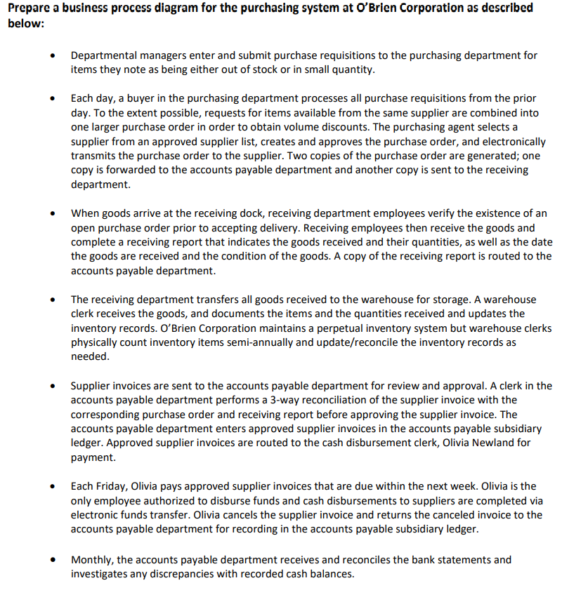 I need it to be the same format with a brief