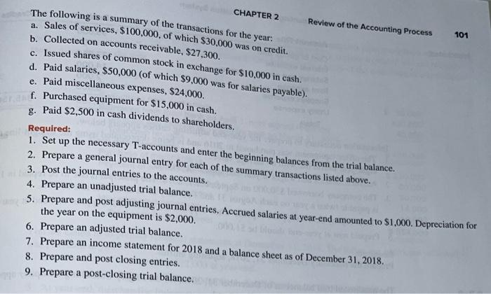 100 and 101 in the textbook. You will answer all of P2-6's