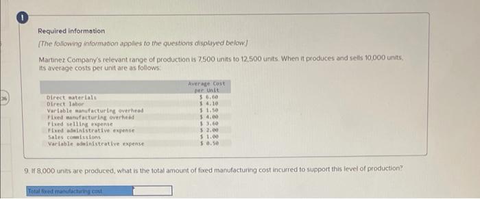 is 7,500 units to 12 500 units. When it produces and sells