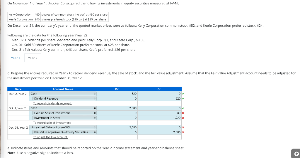 are of year 1 and the second two are from year 2.