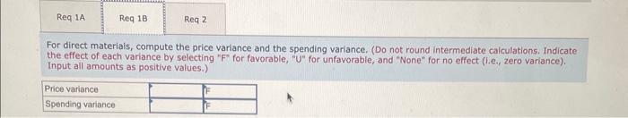 for which the following standards have been set: During March, the company