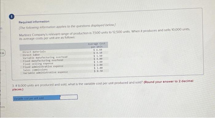 is 7500 units to 12,500 units When it produces and sells 10,000
