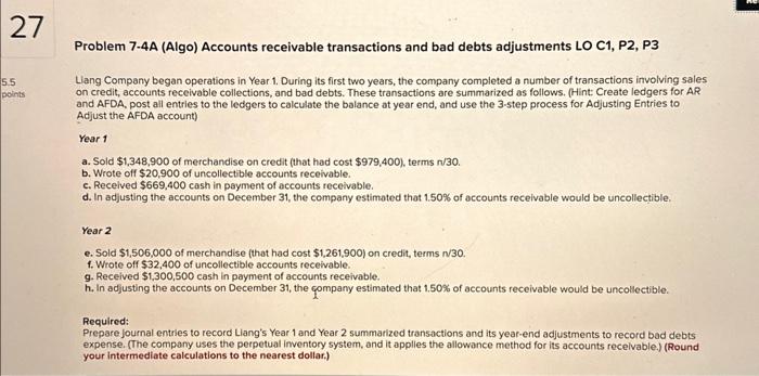 need help solving and explaining how to get the answer for year