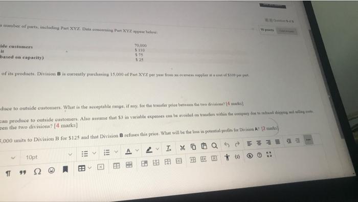 A is selling all of Part XYZita & Amour again that Di