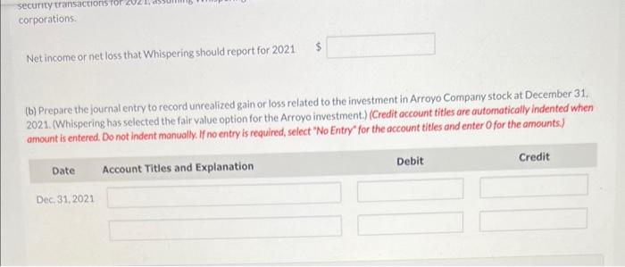 during 2020 . In addition, assume that the investment in the Woods