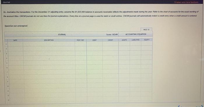 31: Jan 29 Received 40% of the $18,200 balance owed by Jankovich