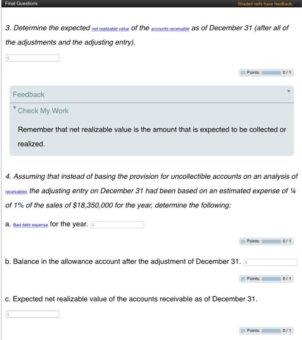 Reinstated the account of Wiley Co., which had been viritten off in