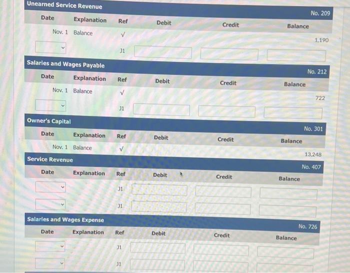 for salaries due employees, of which $722 is for October salaries. 10