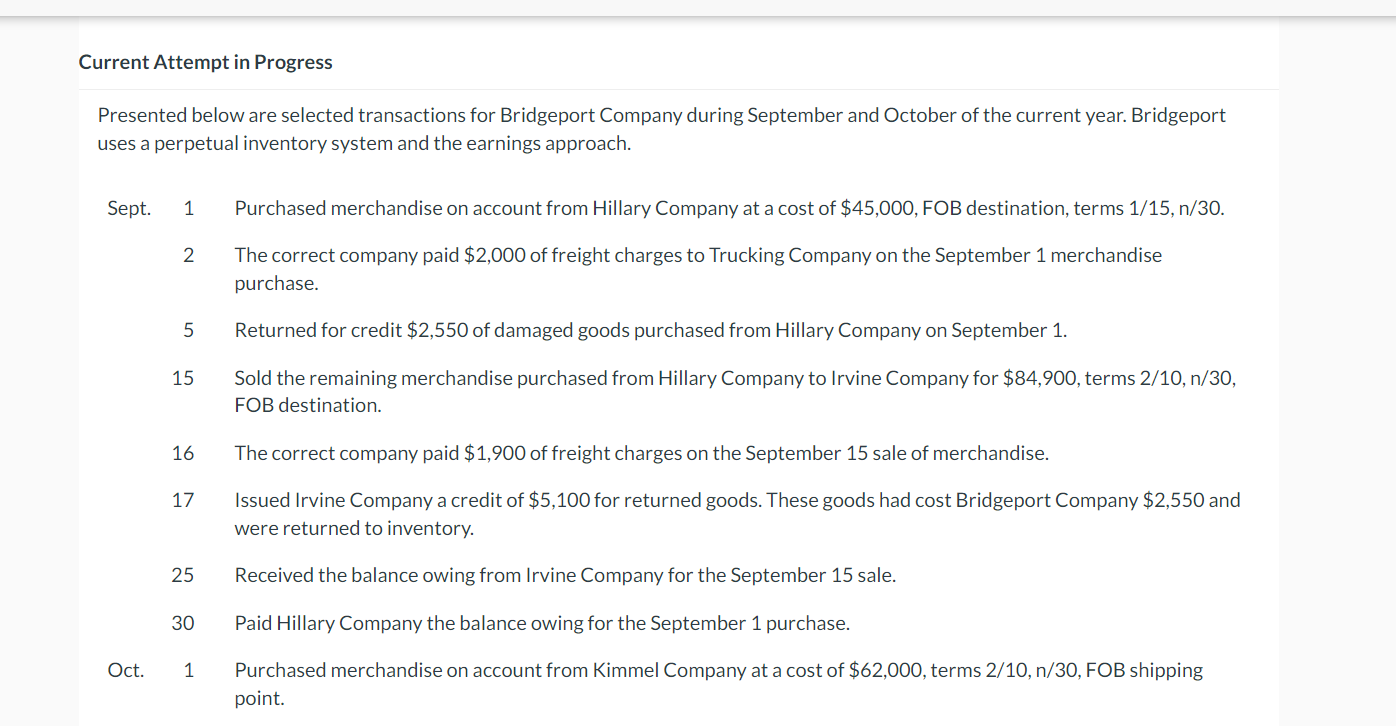 for the amounts. Record journal entries in the order presented in the
