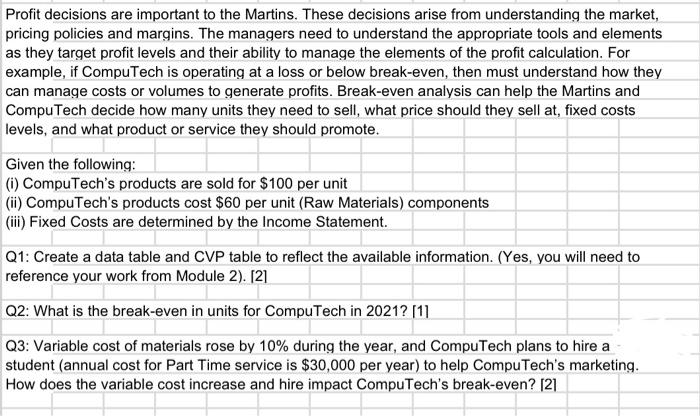page 2 is the module 2 reference sheet. income statment and the