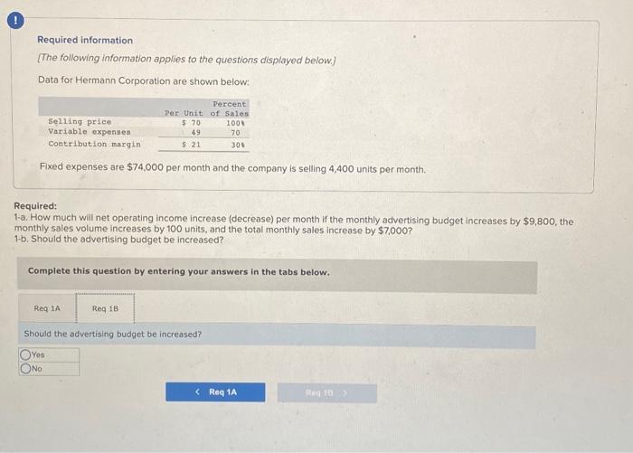 following information applies to the questions displayed below.] Data for Hermann Corporation