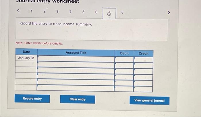 from the multiple-step income statement Balance Sheet tab - Prepare a classified